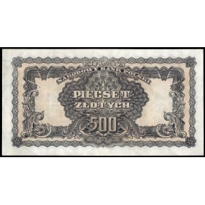 Poland. 1944 500 Zlotych Prefix AO Bardo Rzadka