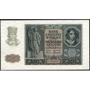 Poland. 1940 50 Zlotych Prefix A