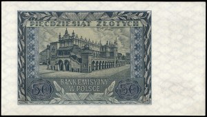 Poland. 1940 50 Zlotych Prefix A