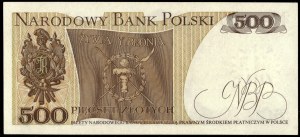 Poland. 1976 500 Zlotych Prefix AY