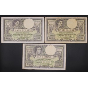 Poland. 1919 500 Zlotych 6 Pieces Prefix S.A