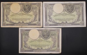 Poland. 1919 500 Zlotych 6 Pieces Prefix S.A