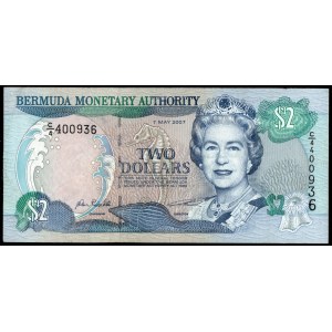 Bermuda. 2 Dollars 2007