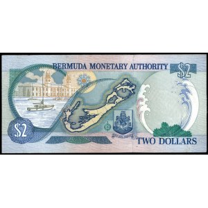 Bermuda. 2 Dollars 2007