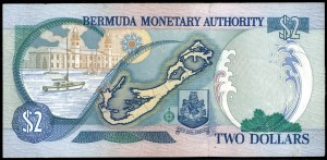 Bermuda. 2 Dollars 2007