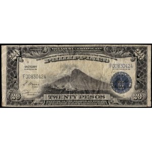 Philippines. 20 Pesos 1944 Series 66 Prefix F