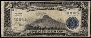 Philippines. 20 Pesos 1944 Series 66 Prefix F