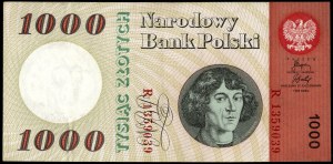 Poland. 1965 1000 Zlotych Prefix R