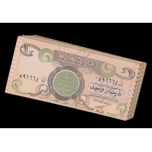 Iraq. 1 Dinar 1992 Lot 195 Pieces Persian Gulf War Issue