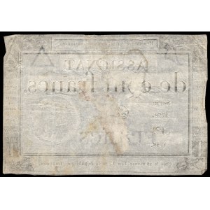 France. 100 Francs 1795 An 3 Assignat Serie 2778