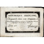 France. 250 Francs 1795 An 3 Assignat Serie 8797