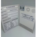 DIAMENT NATURALNY 0.09 CT LICYTACJA OD BARDZO NISKIEJ CENY CERTYFIKAT