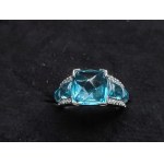 PIERŚCIONEK 18 CT ZŁOTO 8 GRAM. WYCENA: 3690 $ USD. DIAMENTY NATURALNE VS