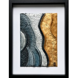 Danuta Bąkowska, Vision IV gold and silver, 2025