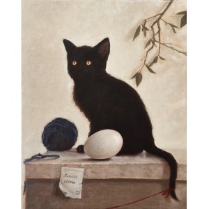 Lix Flair, The cat with golden eyes, 2025