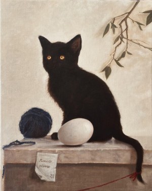 Lix Flair, The cat with golden eyes, 2025