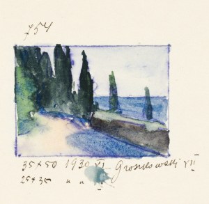 Soter August JAXA-MAŁACHOWSKI (1867-1952), Seaside nocturne, 1930
