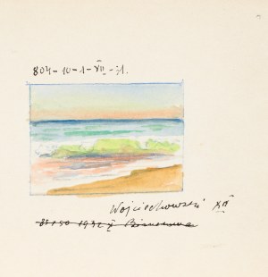Soter August JAXA-MAŁACHOWSKI (1867-1952), Łódź on the shore, 1931