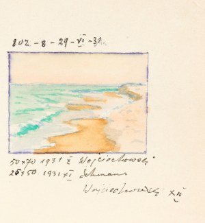 Soter August JAXA-MAŁACHOWSKI (1867-1952), Baltic shore, 1931