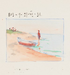 Soter August JAXA-MAŁACHOWSKI (1867-1952), Baltic shore, 1931