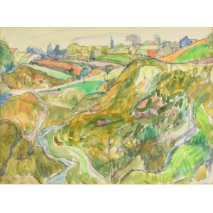 Kazimierz PODSADECKI (1904 - 1970), Pejzaż, 1968