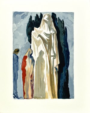 Salvador DALI (1904-1989), La Divine Comédie - L'Enfer (Piekło) - Chant X, 1963
