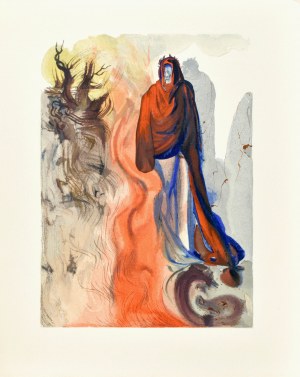 Salvador DALI (1904-1989), La Divine Comédie - L'Enfer (Piekło) - Chant XXXIV, 1963