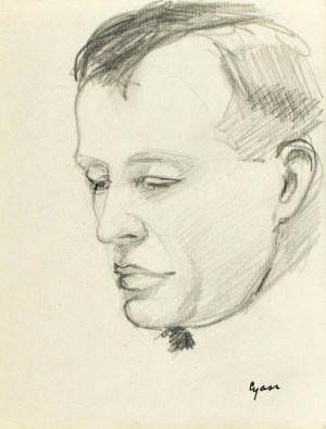 Zdzisław (CYAN) CYANKIEWICZ (1912-1981), Głowa mężczyzny