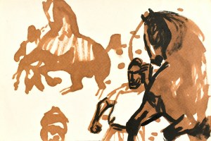 Ludwik MACIĄG (1920-2007), Trener z koniem