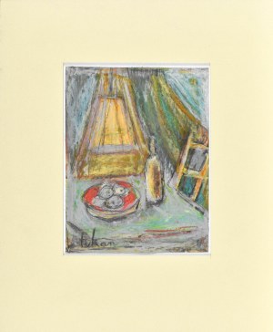 Eugeniusz TUKAN-WOLSKI (1928-2014), Martwa natura z koszem owoców