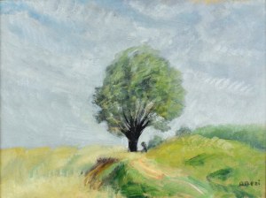 Irena WEISS - ANERI (1888-1981), Summer - A Lonely Tree, 1910