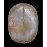 An etruscan chalcedony intaglio. Hercules.