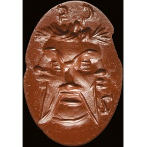 A roman red jasper intaglio. Gryllos.