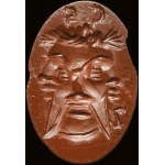 A roman red jasper intaglio. Gryllos.