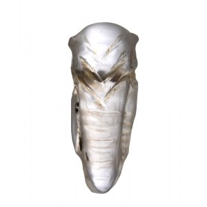 A Roman rock crystal amulet pendant. Cicada.