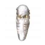 A Roman rock crystal amulet pendant. Cicada.