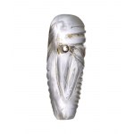 A Roman rock crystal amulet pendant. Cicada.