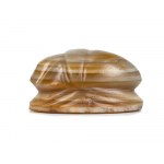 A postclassical Near Eastern agate engraved scarab. Victory on a biga.