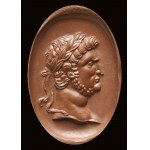 A Postclassical bloodstone intaglio. Nero.