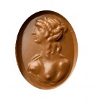 A Late Renaissance nicolo intaglio. Female bust.