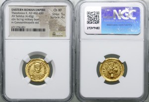 Roman Empire, solidus, (441-450), Constantinople