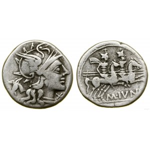 République romaine, denier, 145 avant J.-C., Rome
