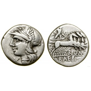 Republika Rzymska, denar, 137 pne, Rzym