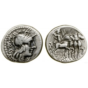 République romaine, denier, 130 avant J.-C., Rome