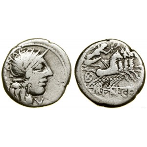 Repubblica romana, denario, 123 a.C., Roma