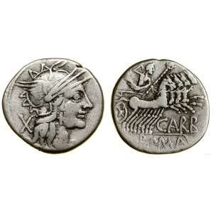 République romaine, denarius, 121 BC, Rome