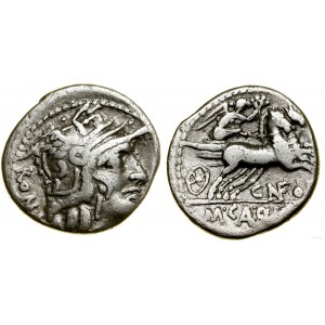 Republika Rzymska, denar, (117-116), Rzym