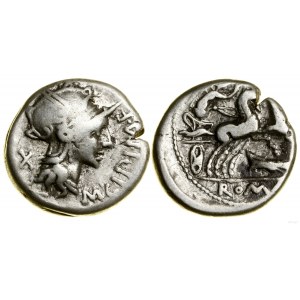 Roman Republic, denarius, (115-114 B.C.), Rome