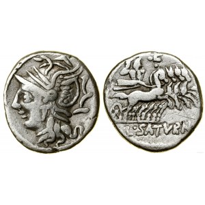 Repubblica romana, denario, 104 a.C., Roma