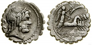 Roman Republic, denarius serratus, (83-82 BC), Rome